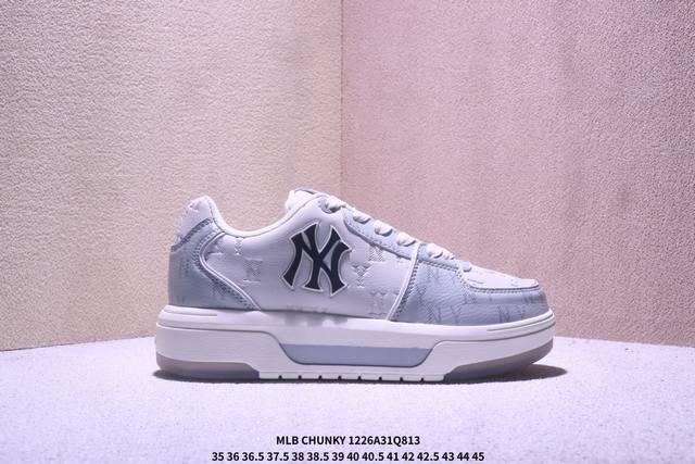 Company Grade Mlb Chunky Liner Basic Sl Trendy Versatile Thick-Soled Casual Sho