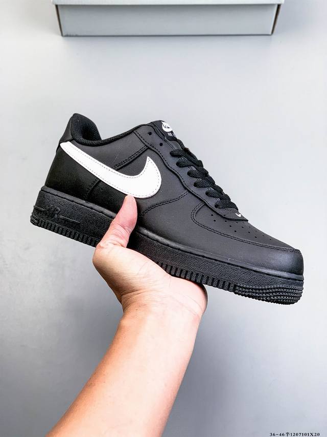 Authentic label on second-layer! Nike Air Force 1 Low, classic and versatile cas