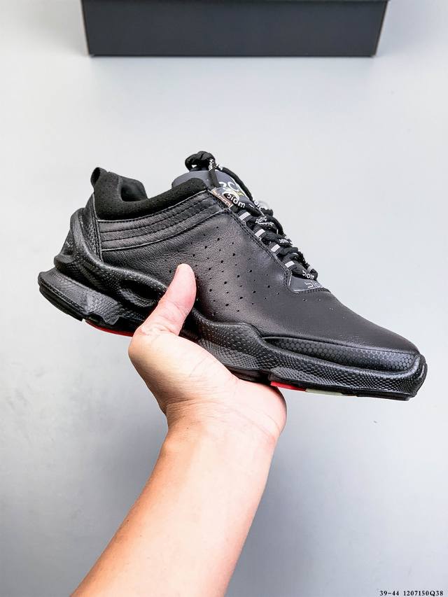 Company Grade! Ecco Men's Classic Lisbon Lace Street Fun Series Lace-up Casual S