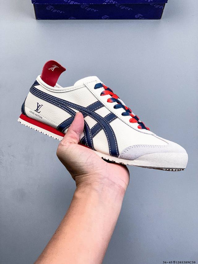 ASICS Onitsuka Tiger Mexico 66 Driving Comfortable Non-slip Wear-resistant Low-