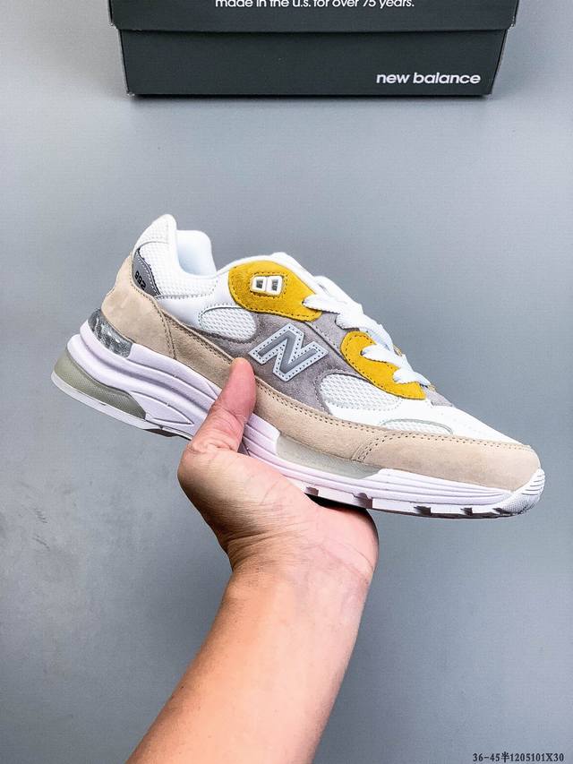 Nb New Balance Made In USA M992 Classic Retro Dad Style Casual Sports Running Sh