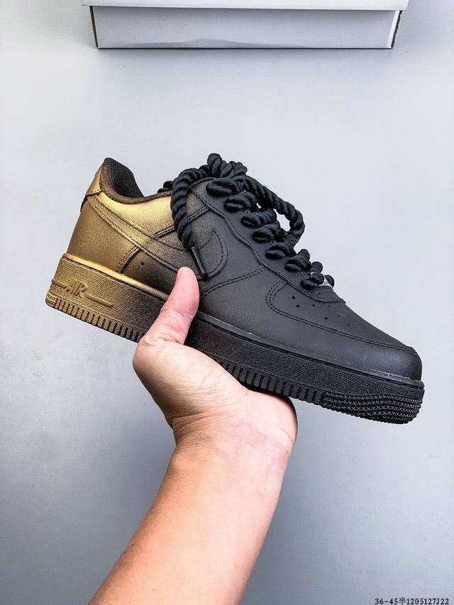 Authentic label on second-layer! Nike Air Force 1 Mid, classic and versatile cas