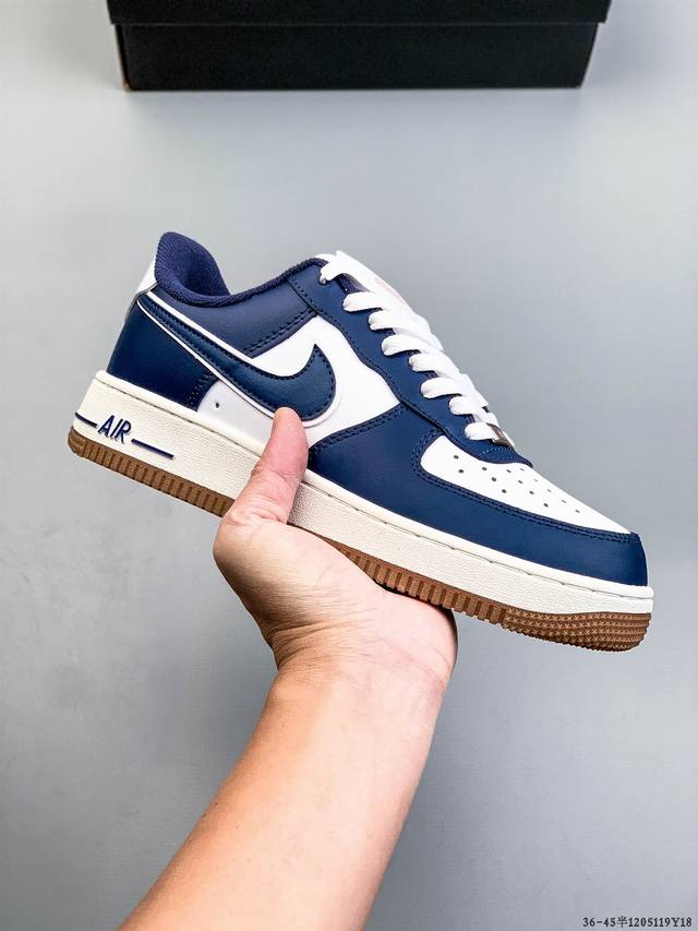 Authentic label on second-layer! Nike Air Force 1 Low, classic and versatile cas