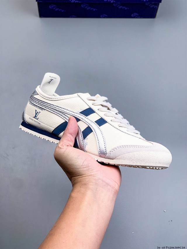 ASICS Onitsuka Tiger Mexico 66 Driving Comfortable Non-slip Wear-resistant Low-
