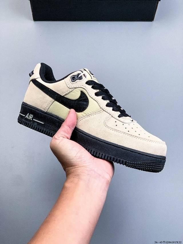 Authentic label on second-layer! Nike Air Force 1 Low, classic and versatile cas