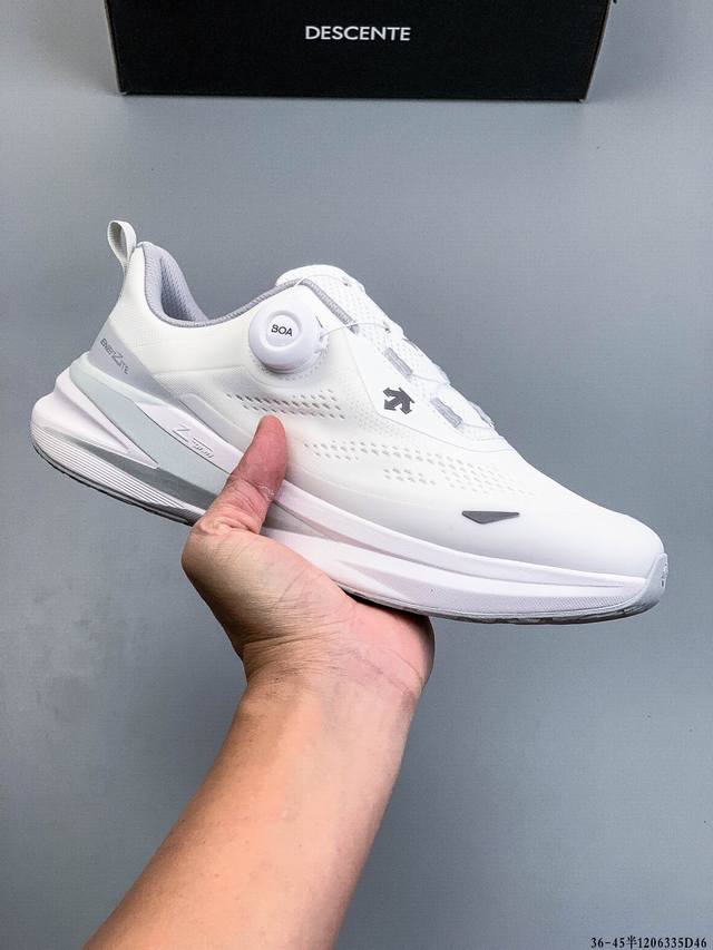 Company Grade! Descente Enerzite Series Boa Lavitate Wire 3.0 Rebound Running Sh