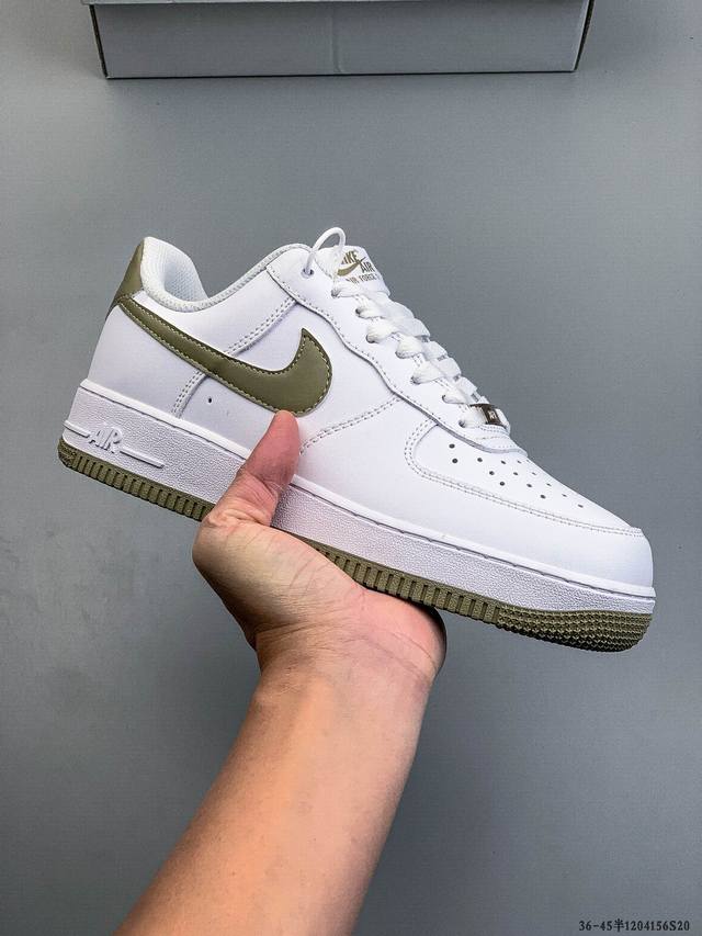 Authentic label on second-layer! Nike Air Force 1 Low, classic and versatile cas
