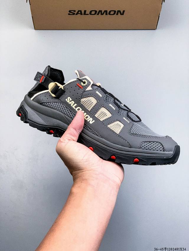 Salomontechamphibian 5 Men's and Women's Outdoor Sports Anti-slip Water Wading a