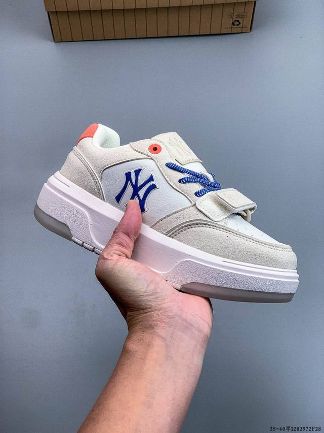 Company Grade! Mlb Chunky Liner Fleece-Lined Thick-Soled Casual Running Shoes, N