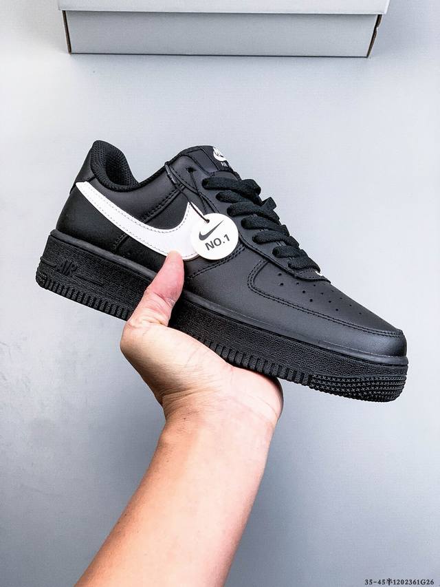 Authentic label on second-layer! Nike Air Force 1 Low, classic and versatile cas