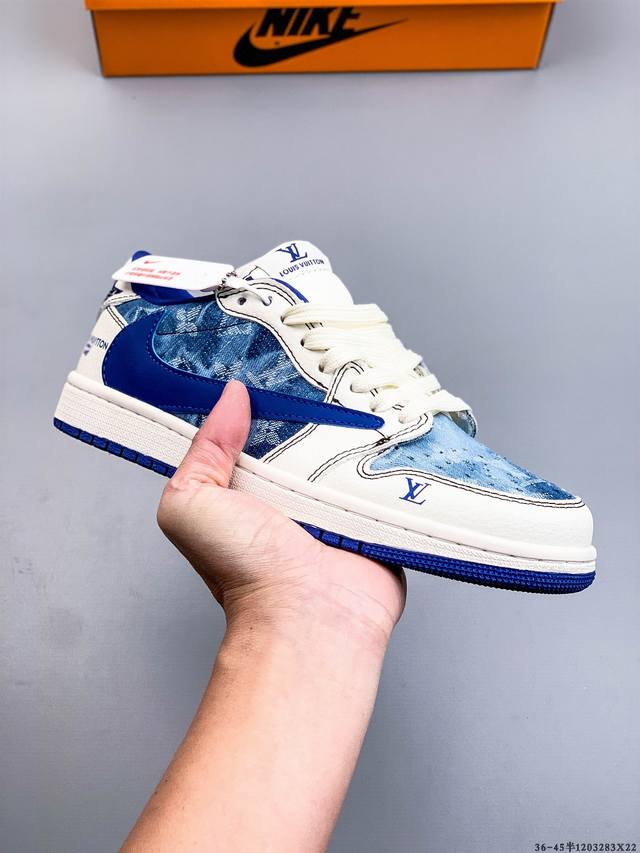 Nike Air Jordan 1 Low (AJ1) - A low-top trendy casual sneakers. Perfectly craft