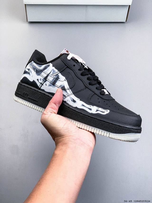 Authentic label on second-layer! Nike Air Force 1 Low, classic and versatile cas