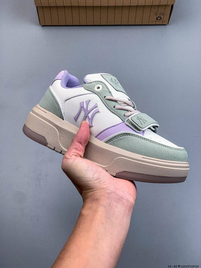 Company Grade! Mlb Chunky Liner Fleece-Lined Thick-Soled Casual Running Shoes, N