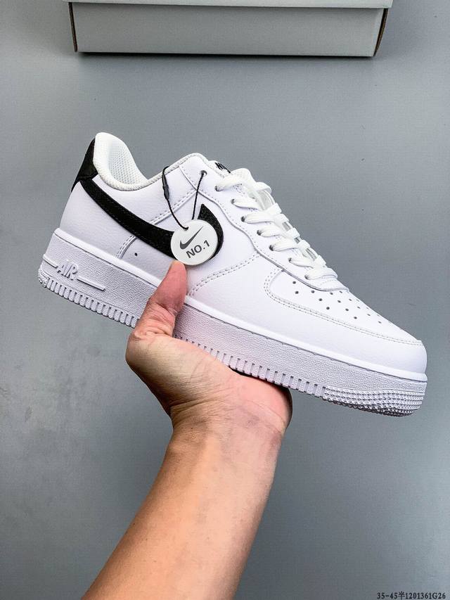 Authentic label on second-layer! Nike Air Force 1 Low, classic and versatile cas
