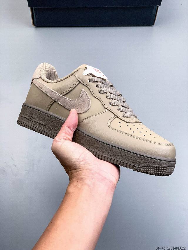 Authentic label on second-layer! Nike Air Force 1 Low, classic and versatile cas
