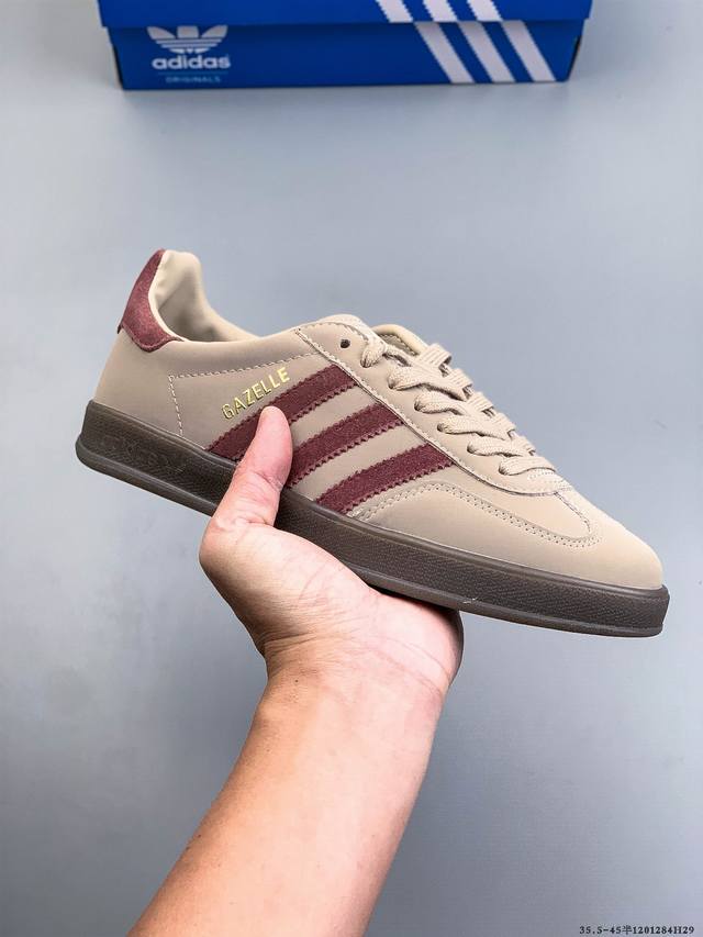 Adidas Originals Gazelle German Training Shoes, Anti-slip, Wear-resistant, Low-t