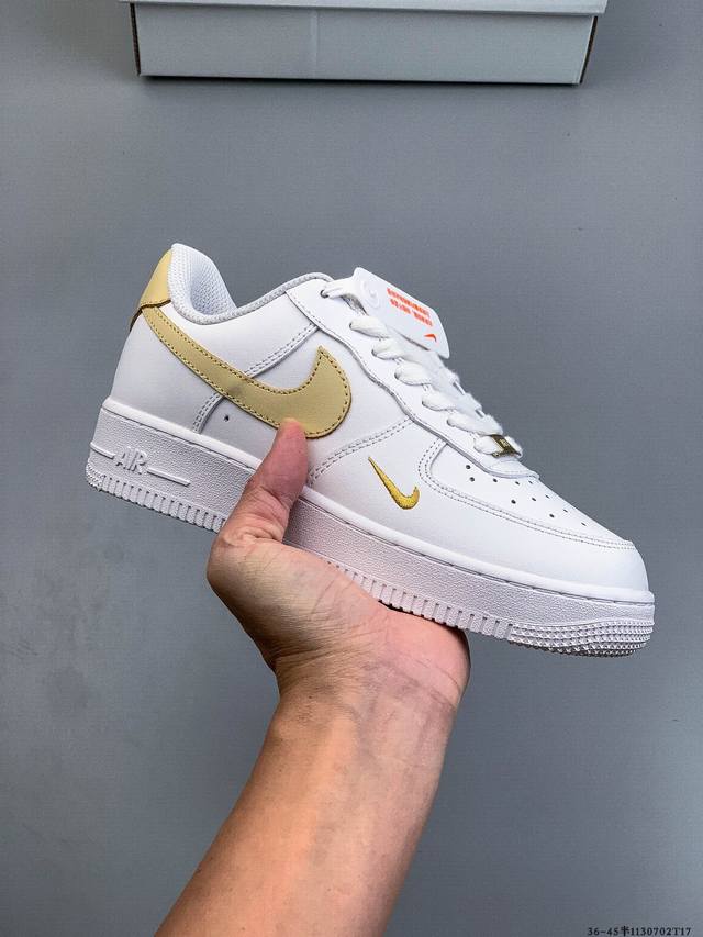 Authentic label on second-layer! Nike Air Force 1 Low, classic and versatile cas