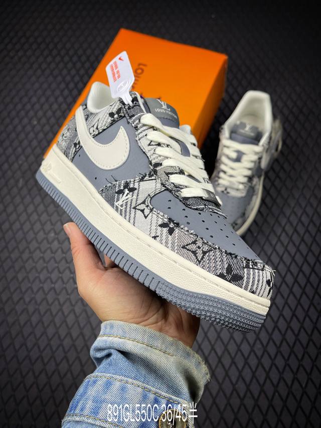 C Factory Grade Nike Air Force 1'07 Lv8 Original last and cardboard construction