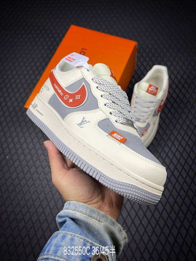 C Factory Grade Nike Air Force 1'07 Lv8 Original last and cardboard construction