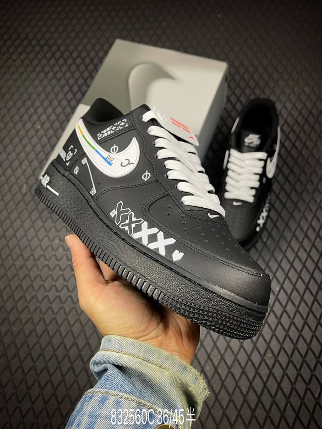 C Factory Grade Nike Air Force 1'07 Lv8 Original last and cardboard construction