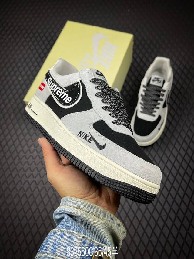 C Factory Grade Nike Air Force 1'07 Lv8 Original last and cardboard construction