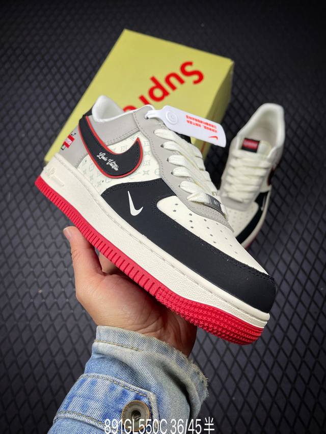 C Factory Grade Nike Air Force 1'07 Lv8 Original last and cardboard construction