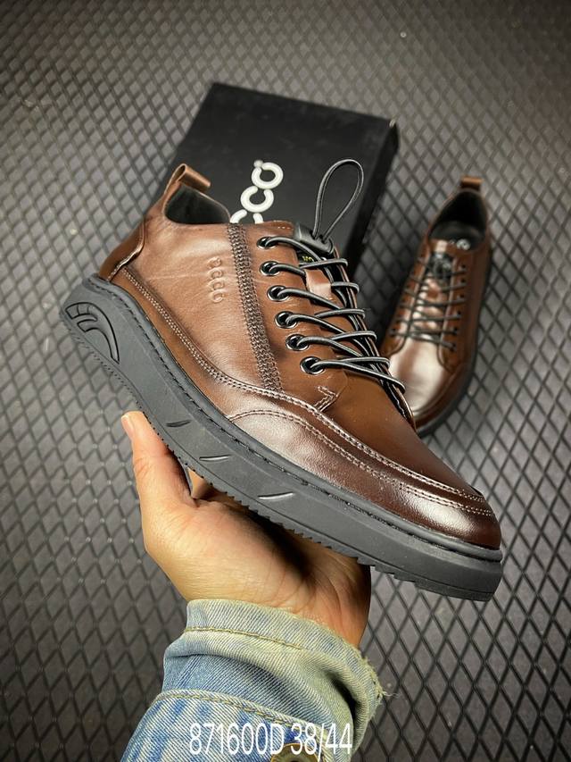 Ecco Classic Autumn/Winter Business Formal and Casual Shoes for Men - Simple Sli