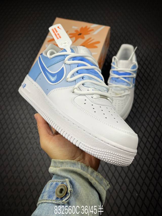 C Factory Grade Nike Air Force 1'07 Lv8 Original last and cardboard construction