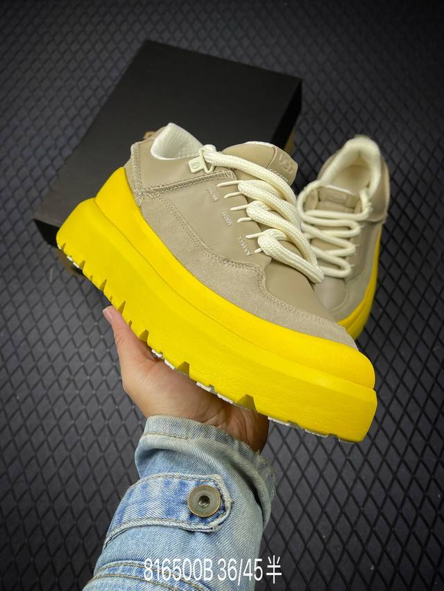 B Company Grade Ugg Heritage Fashionable Trendy Non-Slip Low-Top Casual Shoes Hi