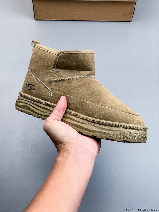 Ugg 2025 New Style Slip-on Soft-soled Warm Cotton Shoes Casual Furry Loafers 121