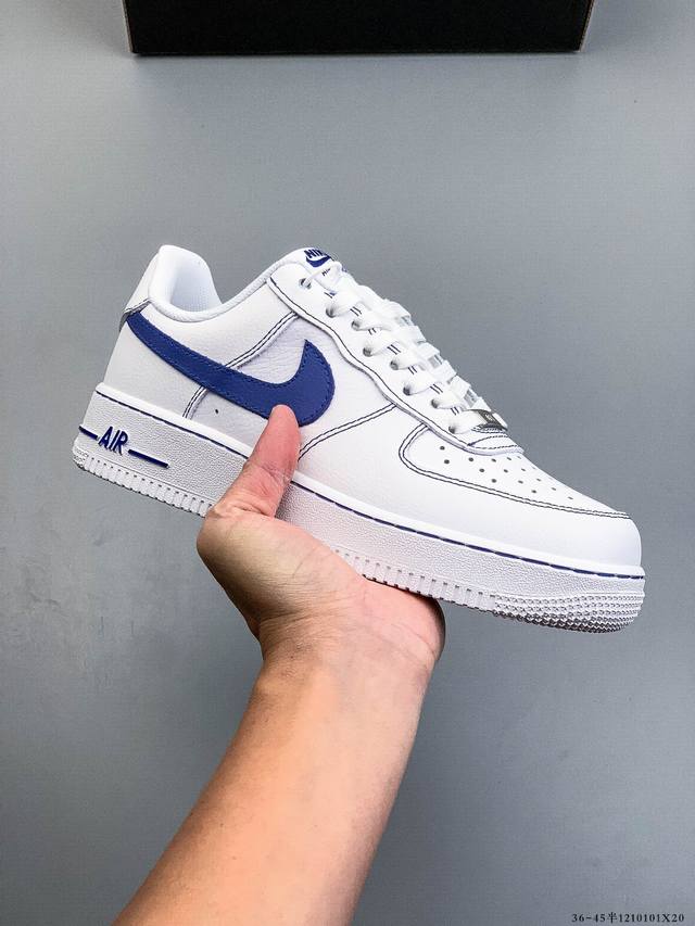 Authentic label on second-layer! Nike Air Force 1 Low, classic and versatile cas