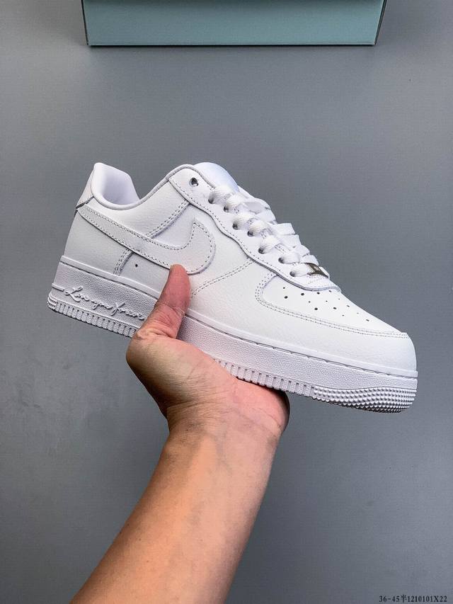 Authentic label on second-layer! Nike Air Force 1 Low, classic and versatile cas