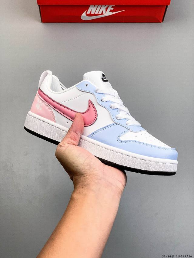 Nike Court Borough Low Low-top Versatile Casual Sneakers 1210599A16