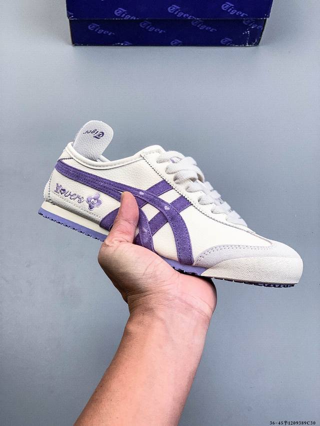 ASICS Onitsuka Tiger Mexico 66 Driving Comfortable Non-slip Wear-resistant Low-