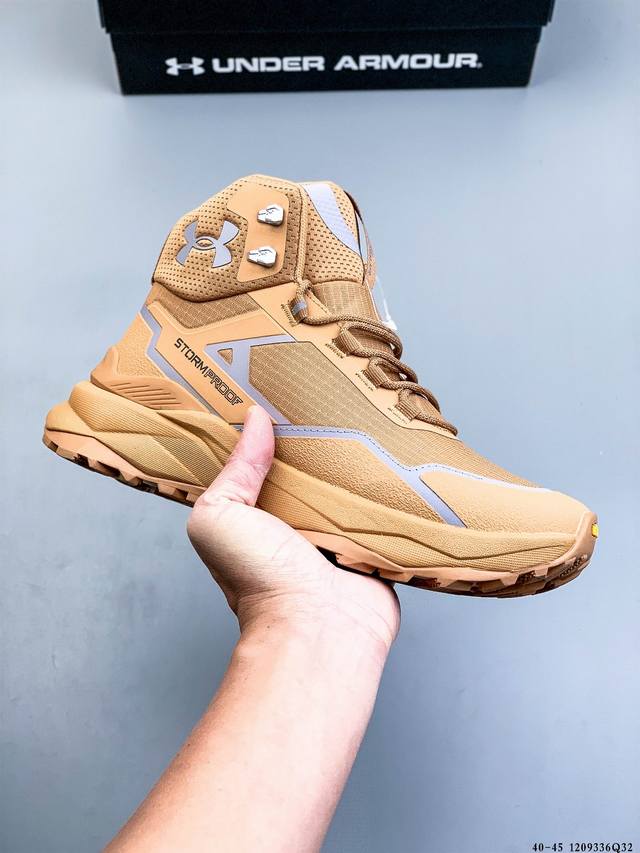 Ua Hovr Cg Reactor Ct Under Armour Thick-Soled High-Top Hiking Shoes Michelin Du