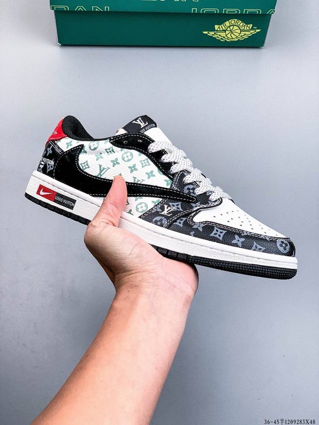 Nike Air Jordan 1 Low (AJ1) - A low-top trendy casual sneakers. Perfectly craft