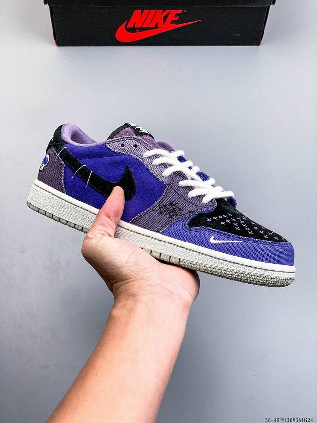 Nike Air Jordan 1 Low (AJ1) - A low-top trendy casual sneakers. Perfectly craft