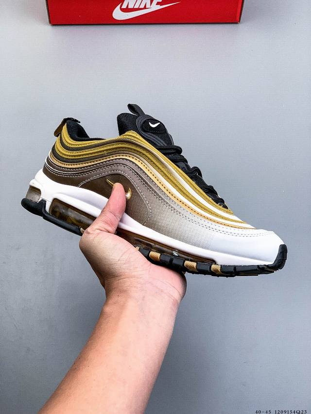 Nike Air Max 97 Bullet Series Full-Length Air Cushion Classic Sports and Casual