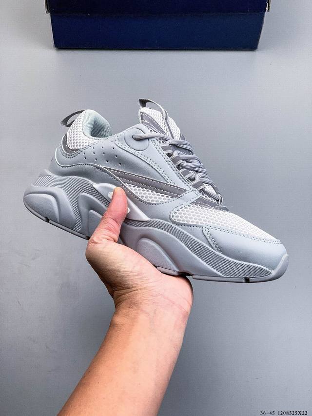 Dior B22 Leather and Tech Mesh Sneakers ( ) The Dior B22 sneakers reinterpret t