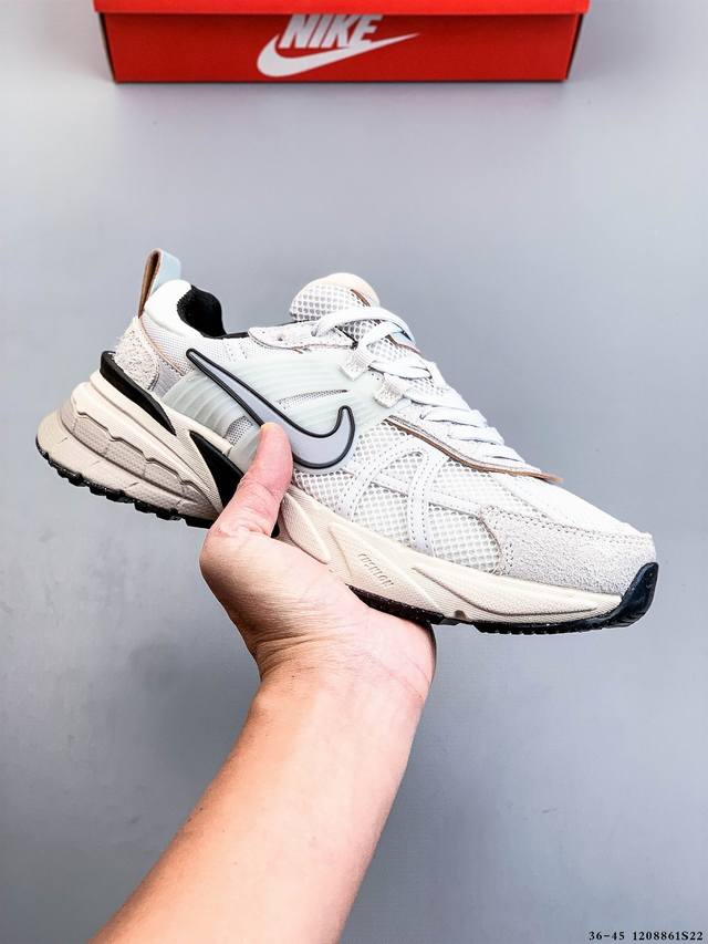 Nike V2K Run New Versatile Casual Running Shoes. The retro-style mesh upper pro
