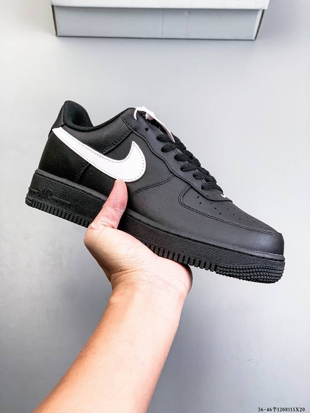 Authentic label on second-layer! Nike Air Force 1 Low, classic and versatile cas