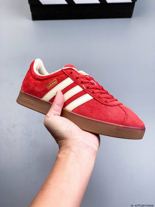 Adidas Neo Vl Court 2.0 Originals Fashionable Sneakers T-Toe Suede Leather Non-s