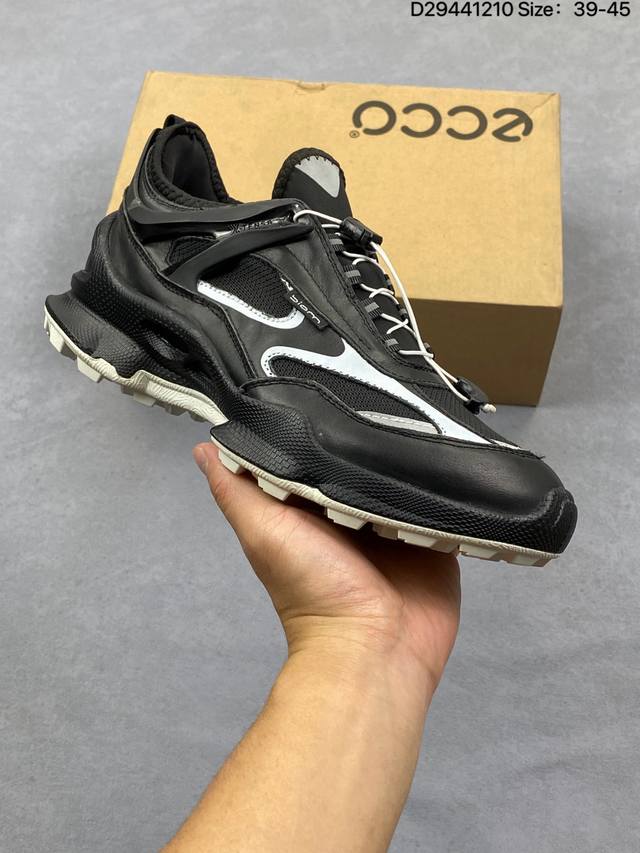 Ecco Men's Casual Shoes, Breathable, Waterproof, Versatile Casual Sneakers, Clas