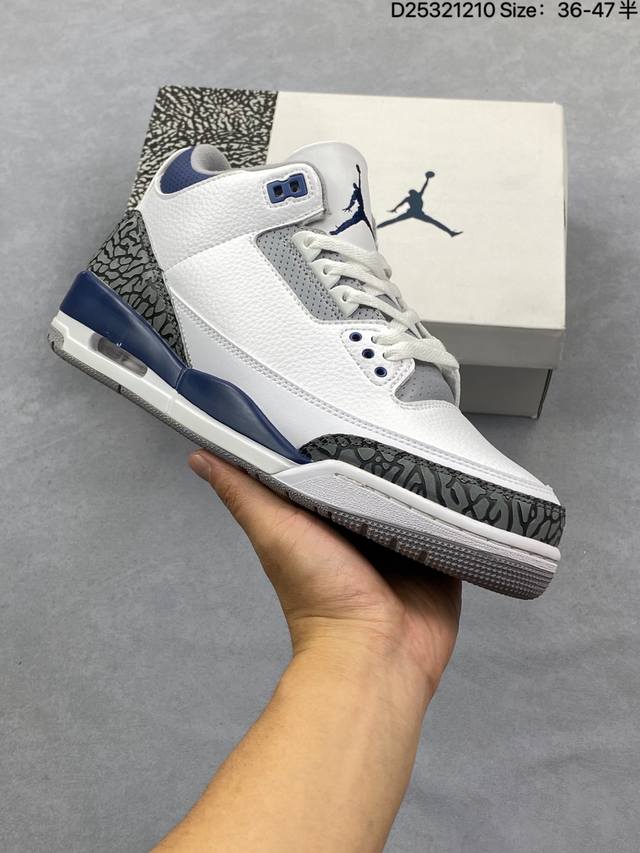 Company Grade: Nike Air Jordan 3 Retro Michael Jordan AJ3 Mid-Top Retro Casual S