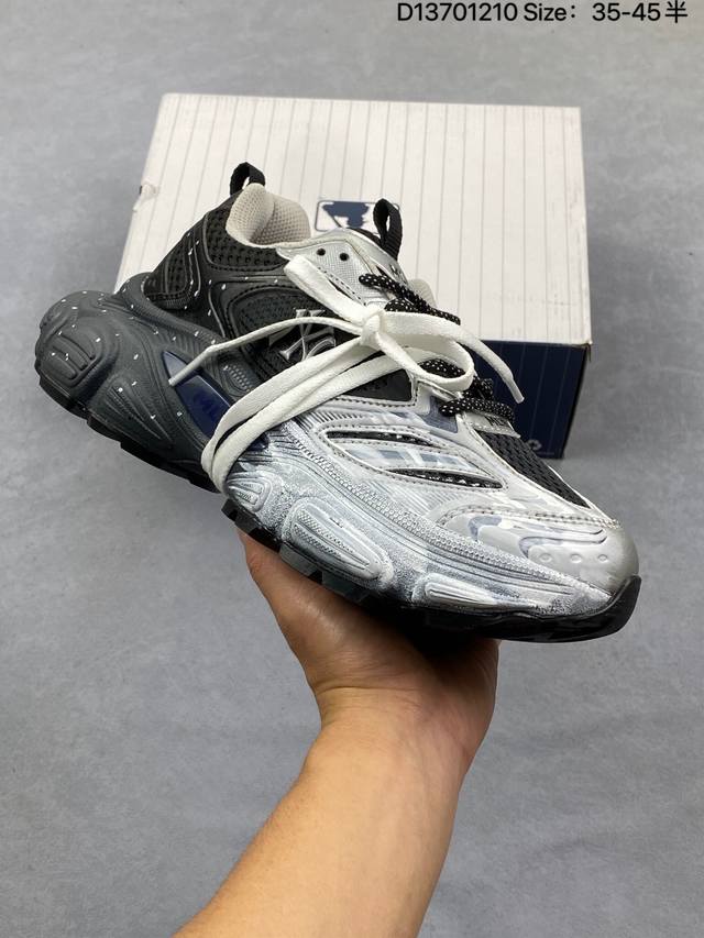 Company Grade Mlb Chunky Liner Denim Trendy Versatile Thick-Soled Casual Shoes w