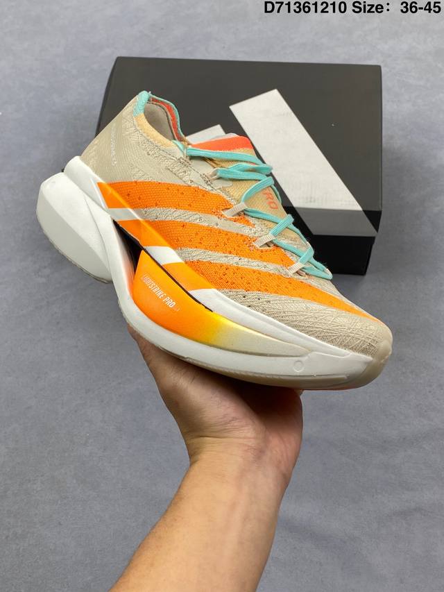 Adidas Daizero prime X3 Strung Breathable Mesh Racing Running Shoes Type: Men's/