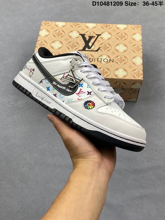 Company Grade Nike Dunk Low Retro 'DIY High-End Custom' Nike Low-Top Casual Spo