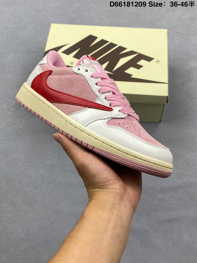 Travis Scott X Air Jordan 1 Low Olive Green Reverse Swoosh Collaboration AJ1 Jor