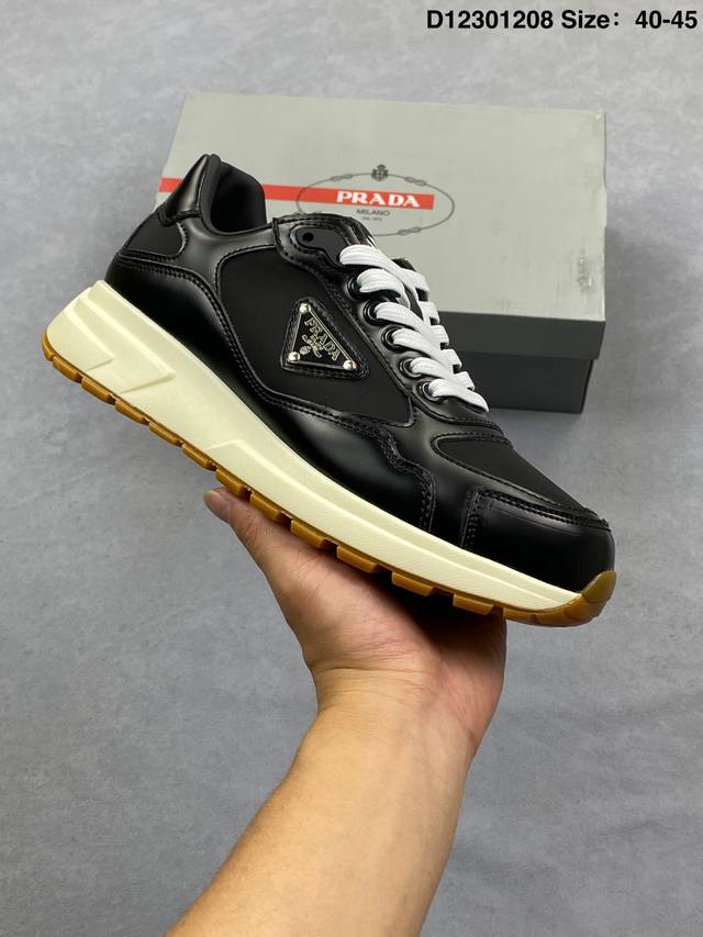 Prada America's Cup sneakers. Redesigned with new materials and colors, these n