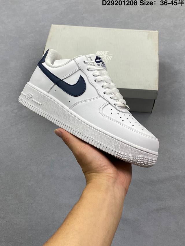 Authentic Nike Air Force 1 "07" Low-top Versatile Casual Sports Shoes. Soft, hig